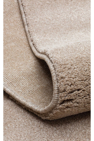 Machine Made Rugs With Polyproplyene Lt Plain Beige