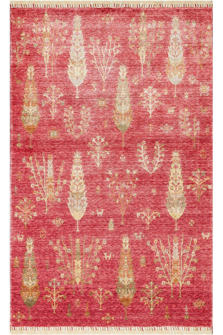 #Turkish_Carpets_Rugs# #Modern_Carpets# #Abrash_Carpets#Hand-Made Rug Processes After Weaving Zr 08 Red Autumn