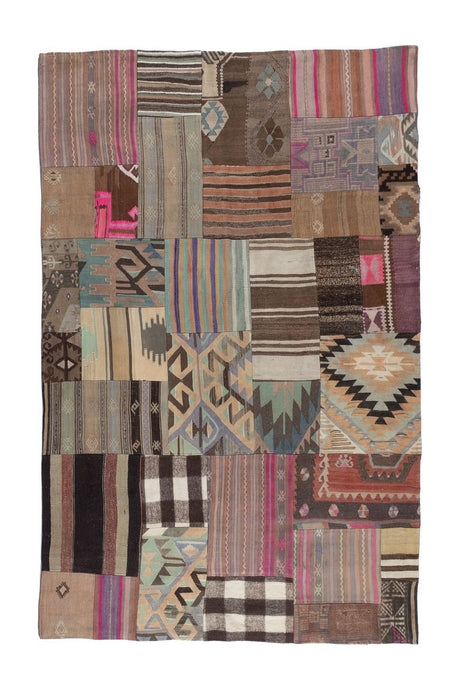 #Turkish_Carpets_Rugs# #Modern_Carpets# #Abrash_Carpets#161-243X173