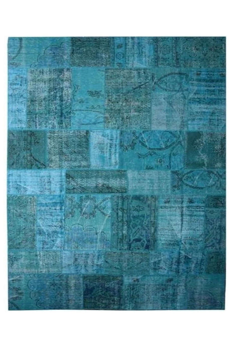 #Turkish_Carpets_Rugs# #Modern_Carpets# #Abrash_Carpets#350X300 Cm Bursa Handmade Patchwork Rug Pw048