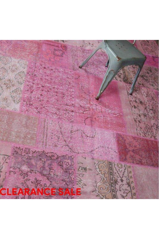 #Turkish_Carpets_Rugs# #Modern_Carpets# #Abrash_Carpets#600X400 Cm Bursa Handmade Patchwork Rug Pw050