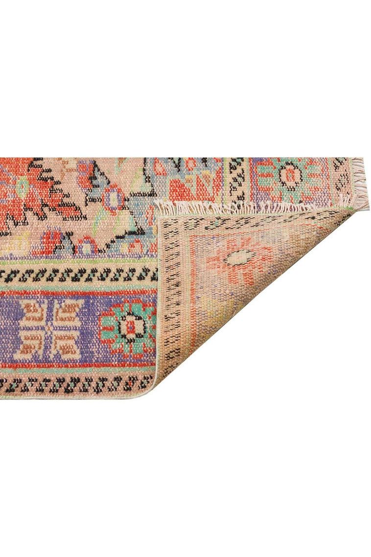 #Turkish_Carpets_Rugs# #Modern_Carpets# #Abrash_Carpets#8461 Handmade Over-Dyed Vintage Rug