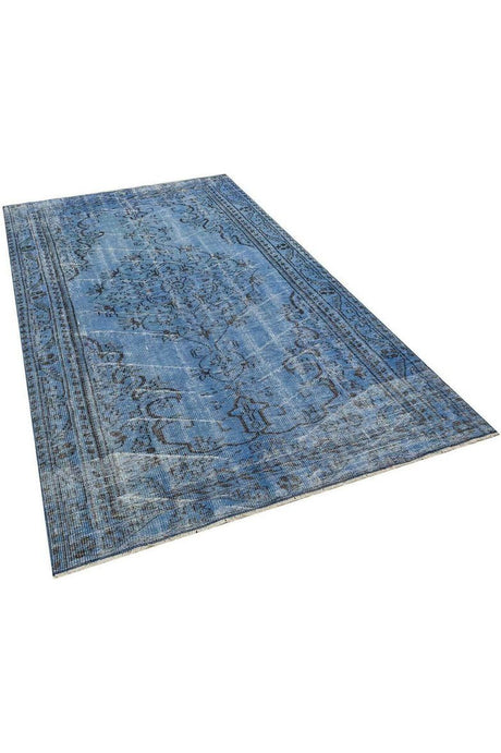 #Turkish_Carpets_Rugs# #Modern_Carpets# #Abrash_Carpets#8466 Handmade Over-Dyed Vintage Rug