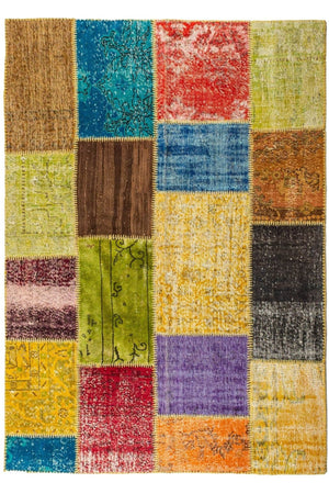 #Turkish_Carpets_Rugs# #Modern_Carpets# #Abrash_Carpets#Abrash-Patchwork-007-170X226