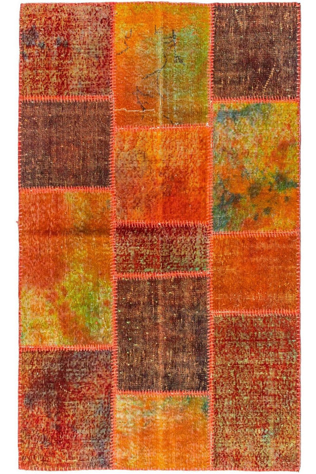 #Turkish_Carpets_Rugs# #Modern_Carpets# #Abrash_Carpets#Abrash-Patchwork-010-176X118