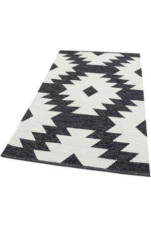 #Turkish_Carpets_Rugs# #Modern_Carpets# #Abrash_Carpets#Afr 01 Black White