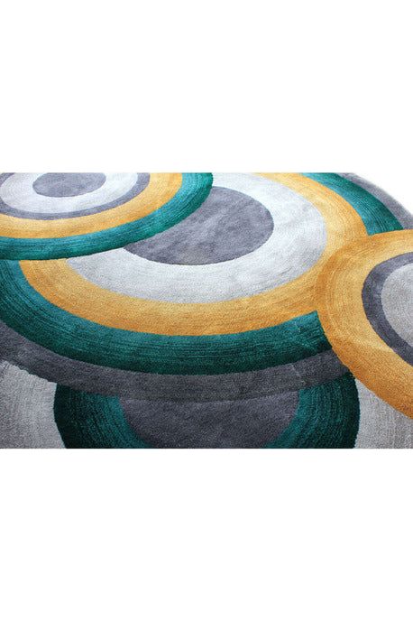 #Turkish_Carpets_Rugs# #Modern_Carpets# #Abrash_Carpets#Circle 001-H