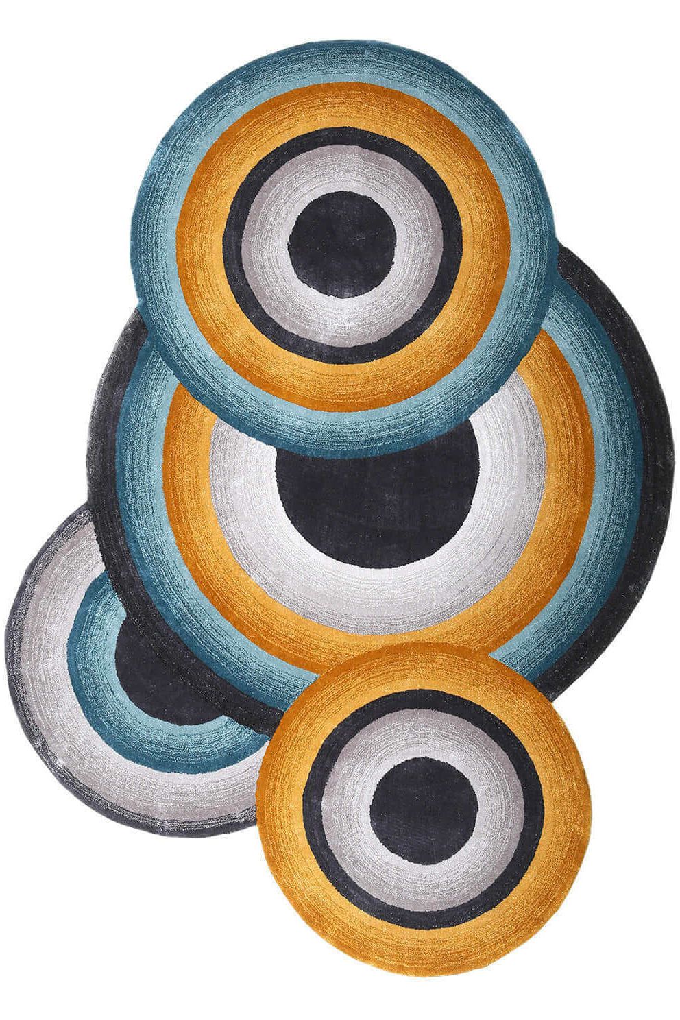 #Turkish_Carpets_Rugs# #Modern_Carpets# #Abrash_Carpets#Circle 001-J