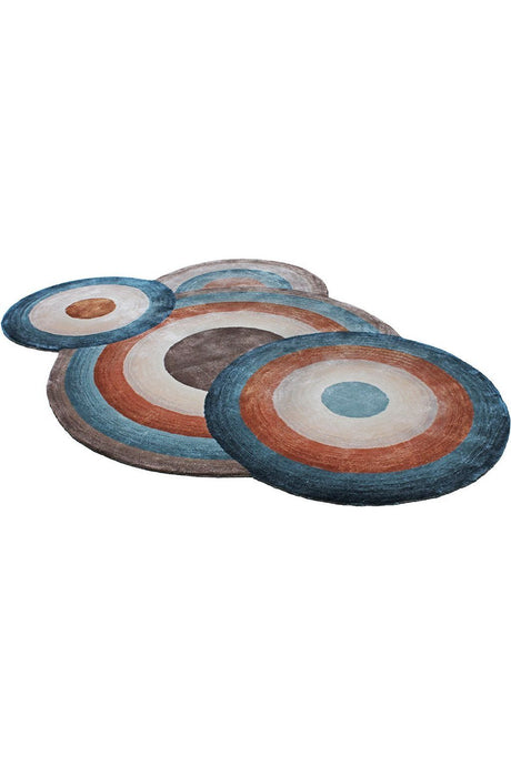 #Turkish_Carpets_Rugs# #Modern_Carpets# #Abrash_Carpets#Circle 001-N