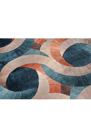 #Turkish_Carpets_Rugs# #Modern_Carpets# #Abrash_Carpets#Circle 006-N