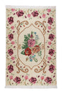#Turkish_Carpets_Rugs# #Modern_Carpets# #Abrash_Carpets#Floral-Kilim-34-White-002-170X240