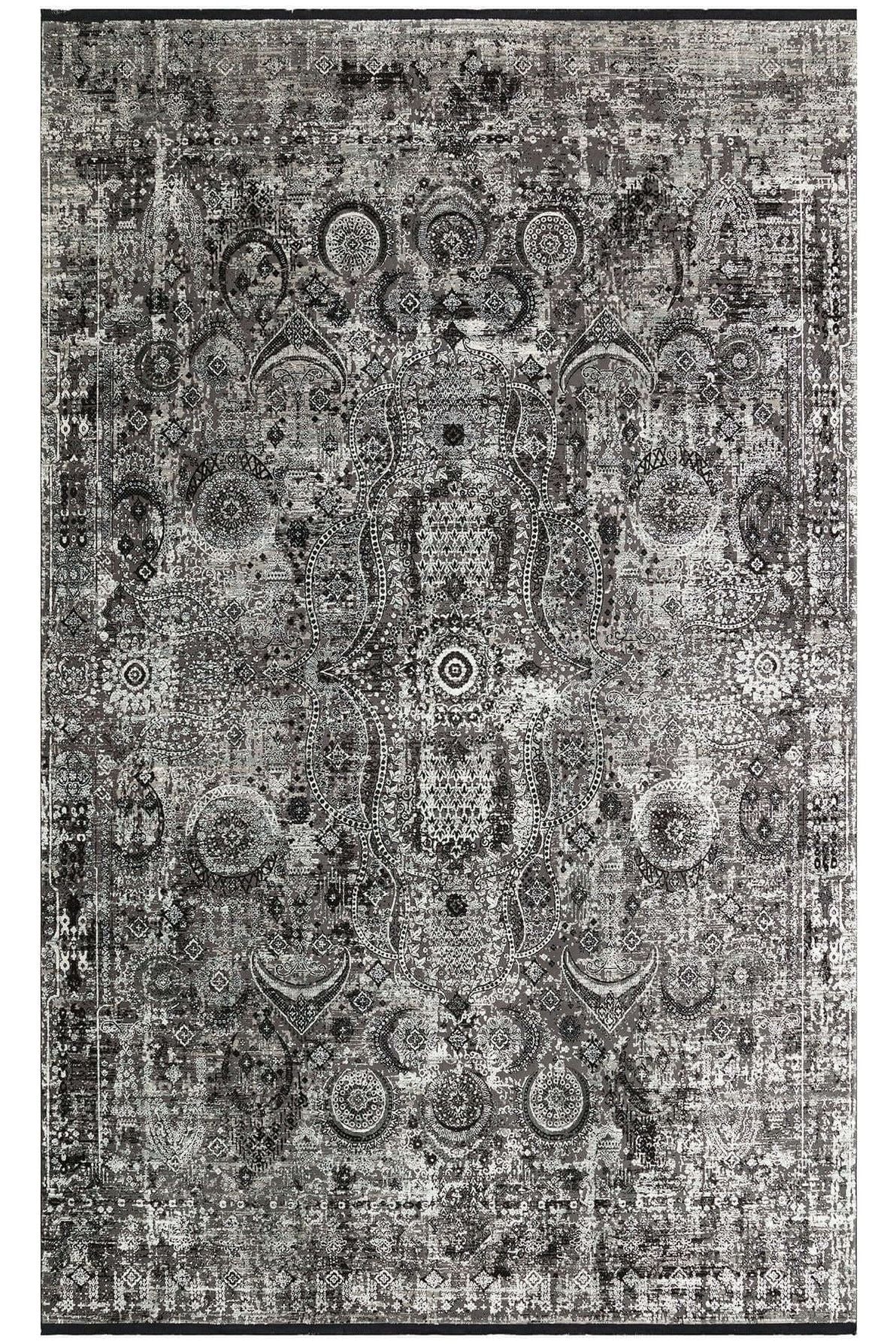 #Turkish_Carpets_Rugs# #Modern_Carpets# #Abrash_Carpets#Fs 09 Black Xw