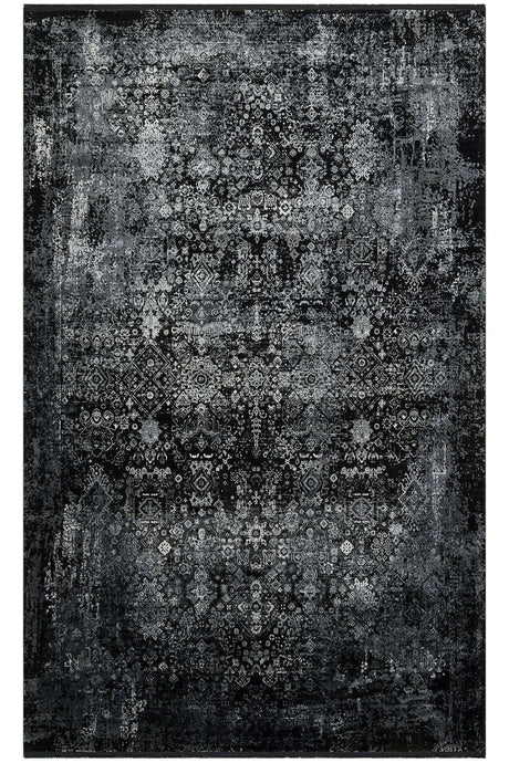 #Turkish_Carpets_Rugs# #Modern_Carpets# #Abrash_Carpets#Fs 17 Black Grey Xw