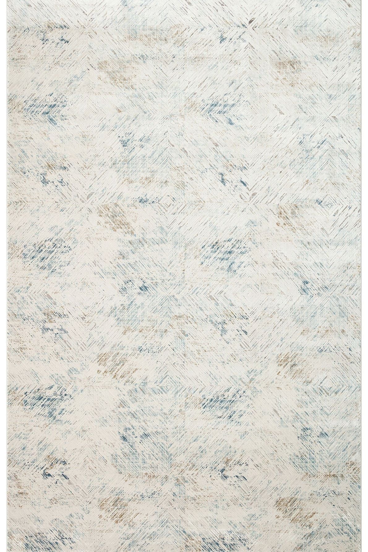 #Turkish_Carpets_Rugs# #Modern_Carpets# #Abrash_Carpets#High Density Woven Modern Made Carpet With Acrylic And ViscosePlm 03 Cream Blue