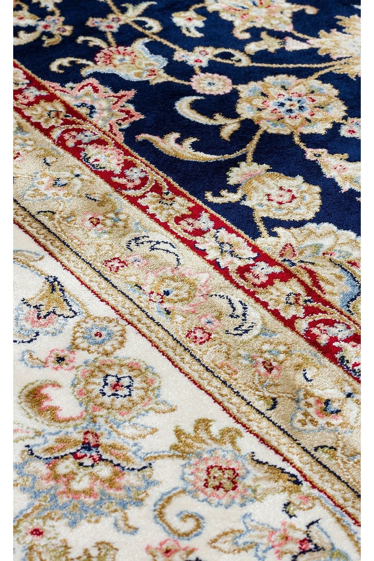 #Turkish_Carpets_Rugs# #Modern_Carpets# #Abrash_Carpets#Isf 03 Navy Cream