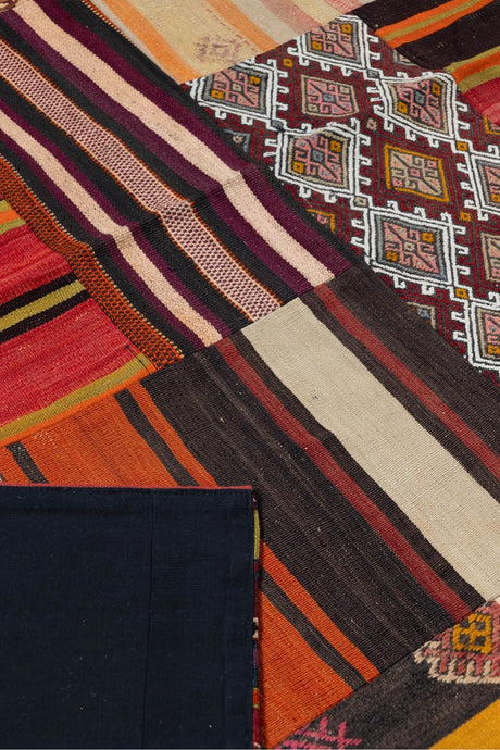#Turkish_Carpets_Rugs# #Modern_Carpets# #Abrash_Carpets#Kilim-Patchwork-001-152X200