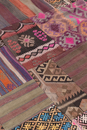 #Turkish_Carpets_Rugs# #Modern_Carpets# #Abrash_Carpets#Kilim-Patchwork-036-175X230