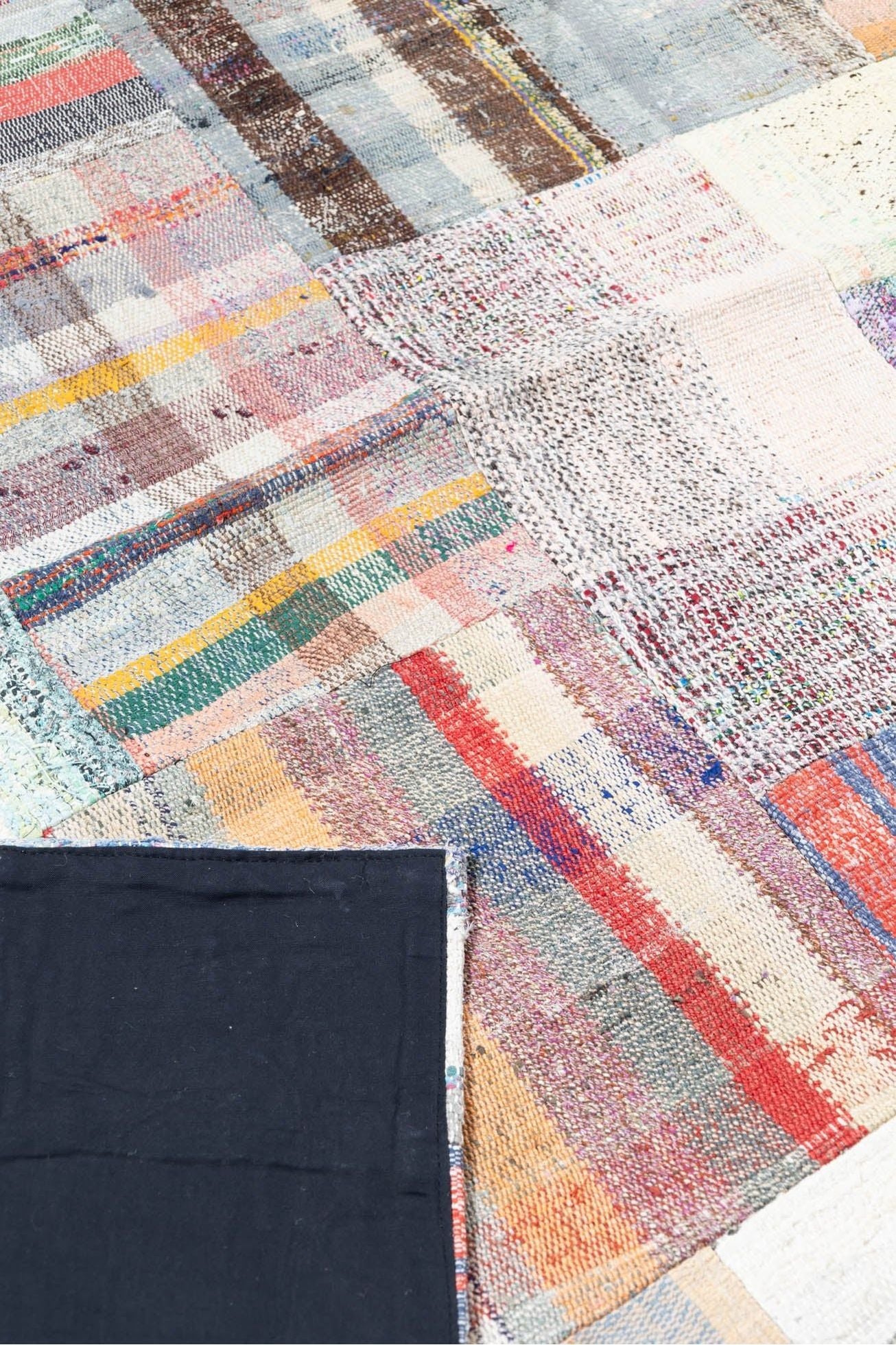 #Turkish_Carpets_Rugs# #Modern_Carpets# #Abrash_Carpets#Kilim-Patchwork-383-143X200
