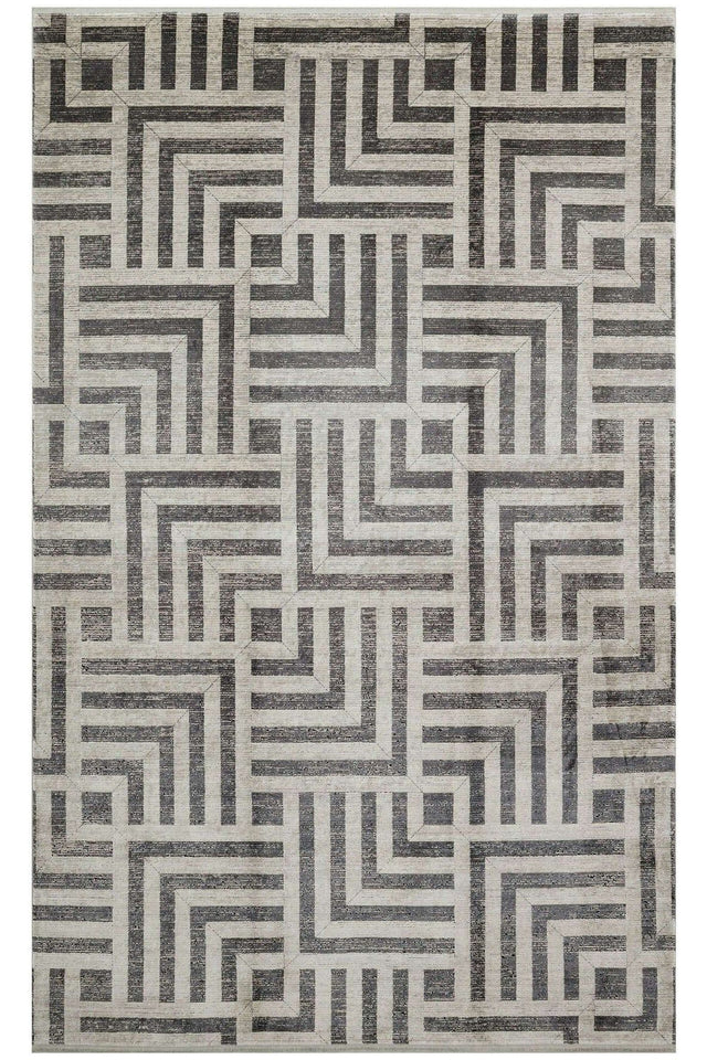 #Turkish_Carpets_Rugs# #Modern_Carpets# #Abrash_Carpets#Lug 04 Grey Antrasit