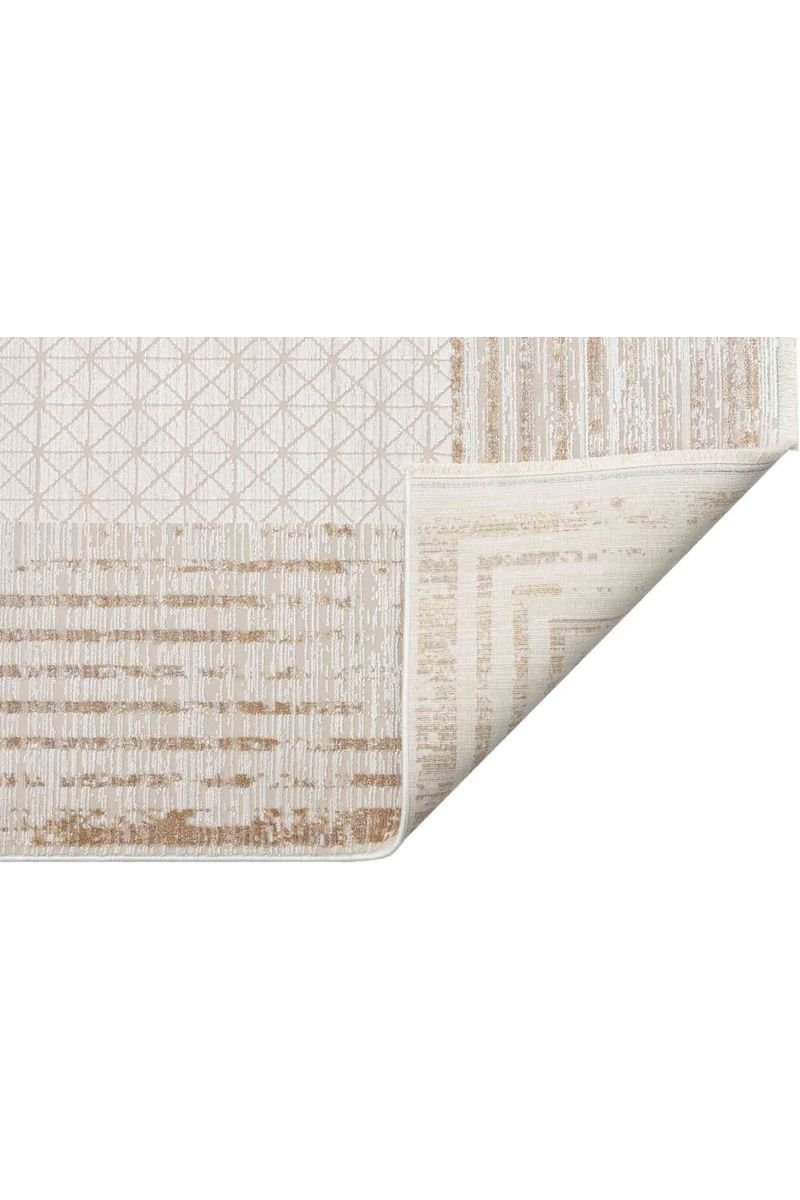 #Turkish_Carpets_Rugs# #Modern_Carpets# #Abrash_Carpets#Modern Rug With Viscose And Acrylic Mhl 01 Cream Gold