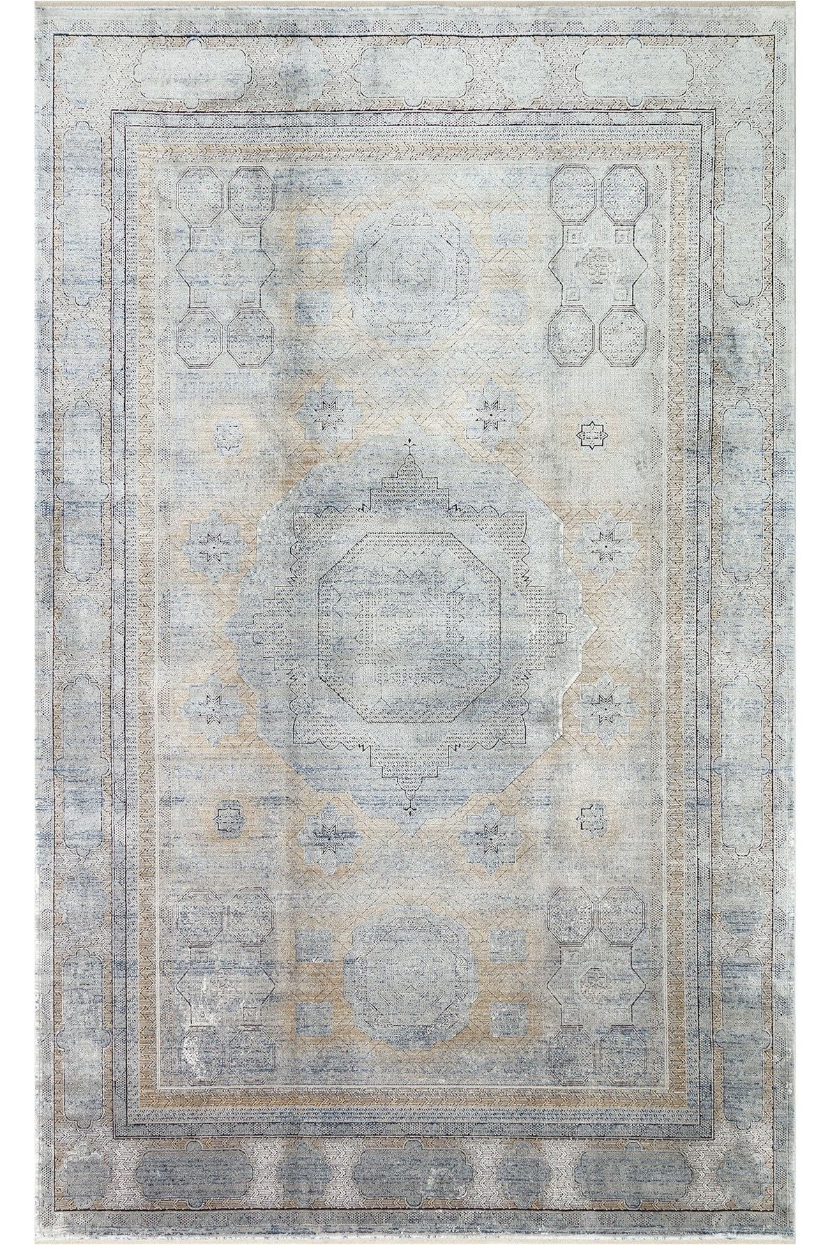 #Turkish_Carpets_Rugs# #Modern_Carpets# #Abrash_Carpets#Modern Rug With Viscose And Acrylic Mhl 04 Antrasit Gold