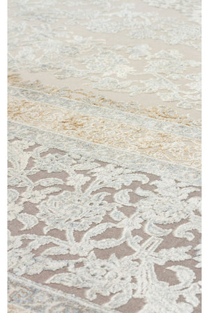 #Turkish_Carpets_Rugs# #Modern_Carpets# #Abrash_Carpets#Modern Rug With Viscose And Acrylic Mhl 08 Cream Grey