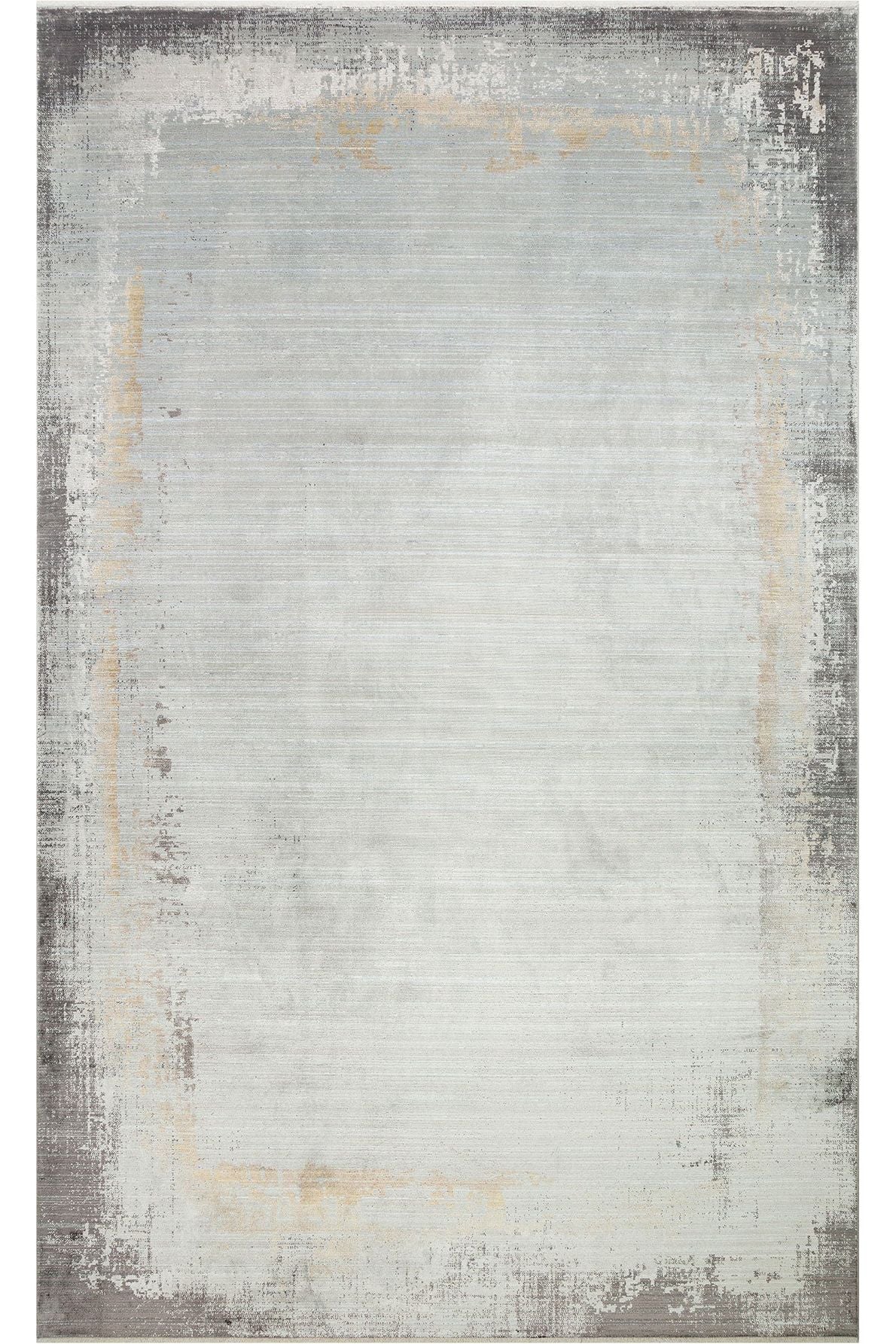 #Turkish_Carpets_Rugs# #Modern_Carpets# #Abrash_Carpets#Modern Rug With Viscose And Acrylic Mhl 11 Grey Gold