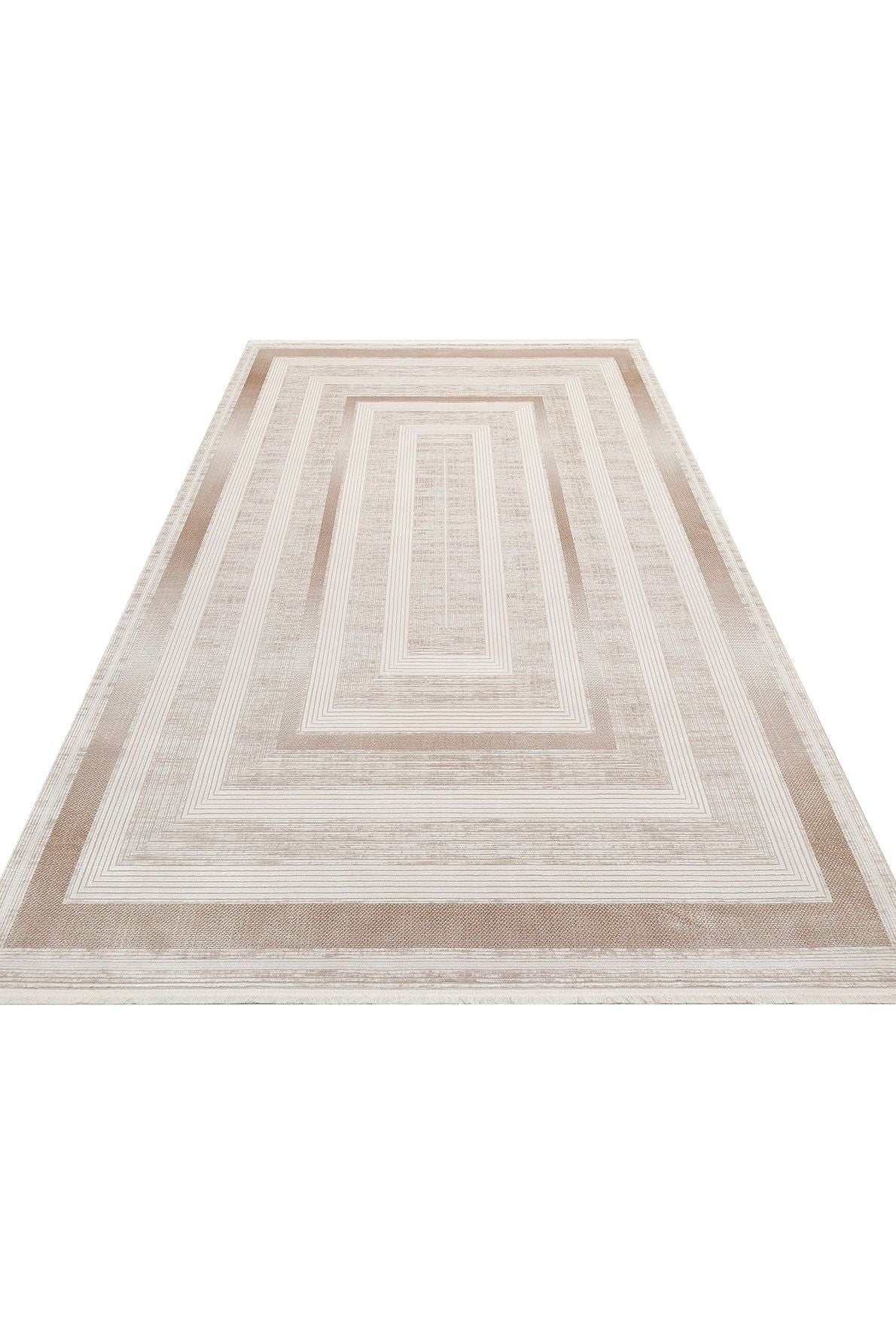 #Turkish_Carpets_Rugs# #Modern_Carpets# #Abrash_Carpets#Modern Rug With Viscose And Acrylic Mhl 13 Cream Beige