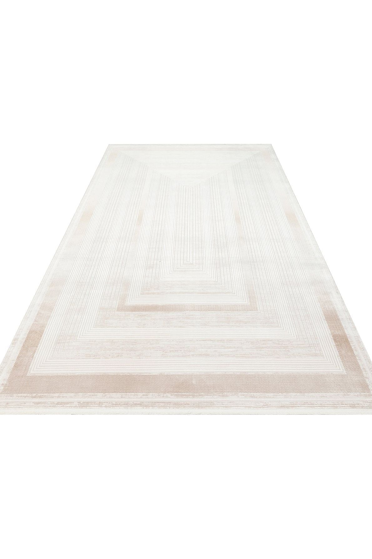 #Turkish_Carpets_Rugs# #Modern_Carpets# #Abrash_Carpets#Modern Rug With Viscose And Acrylic Mhl 13 Cream Beige