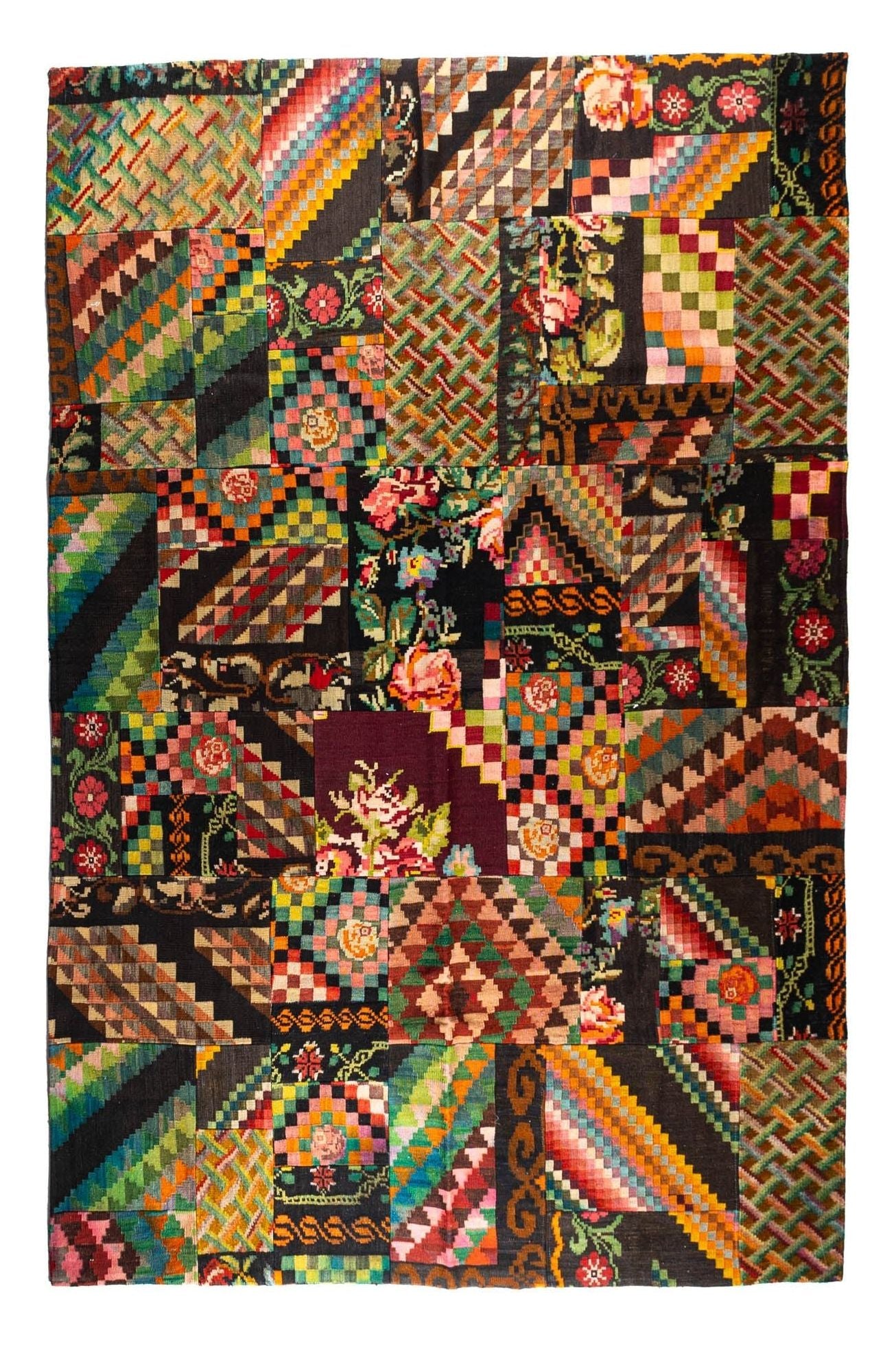 #Turkish_Carpets_Rugs# #Modern_Carpets# #Abrash_Carpets#Qatar242-208X294