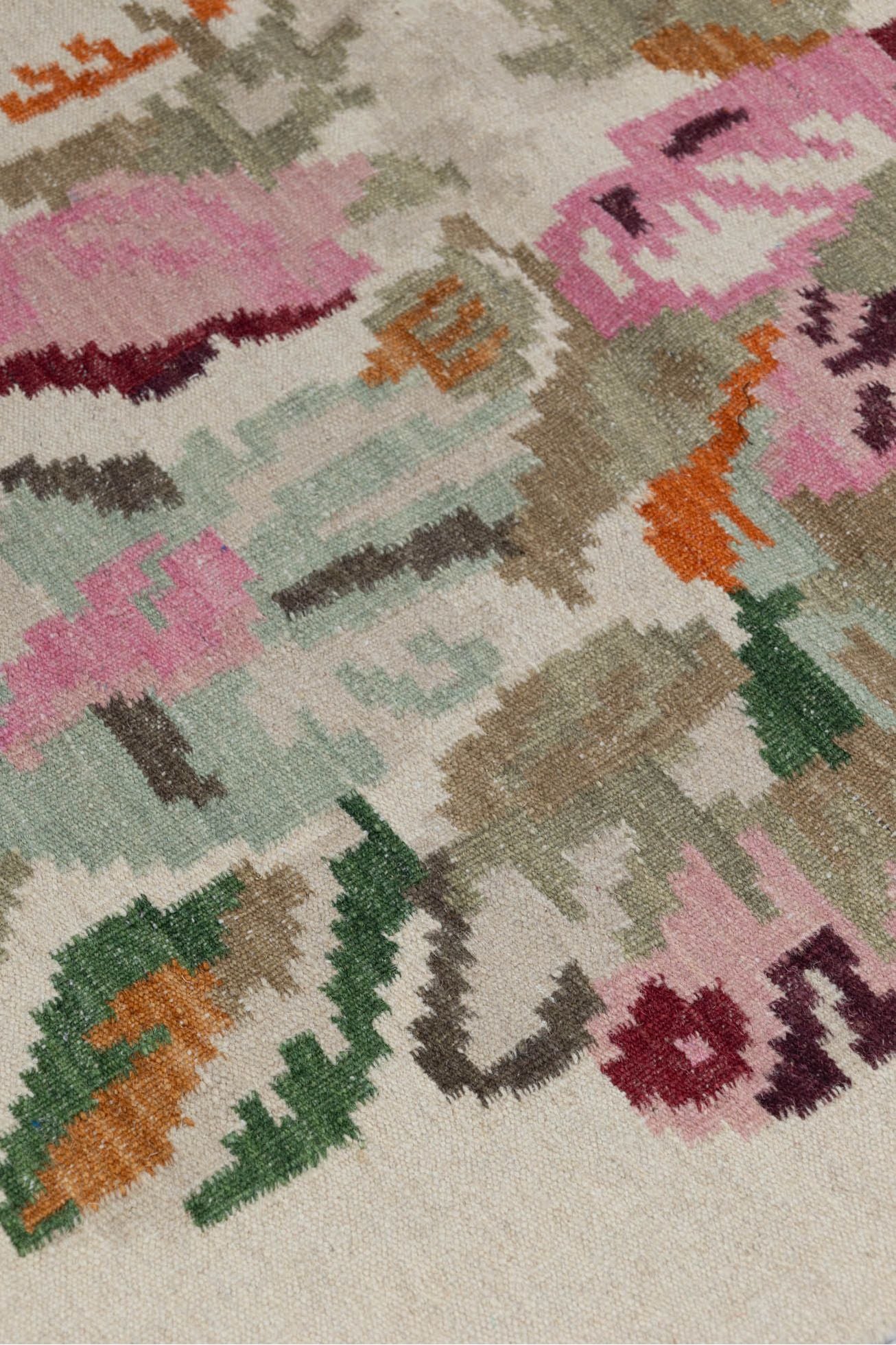 #Turkish_Carpets_Rugs# #Modern_Carpets# #Abrash_Carpets#Qatar753-75X199