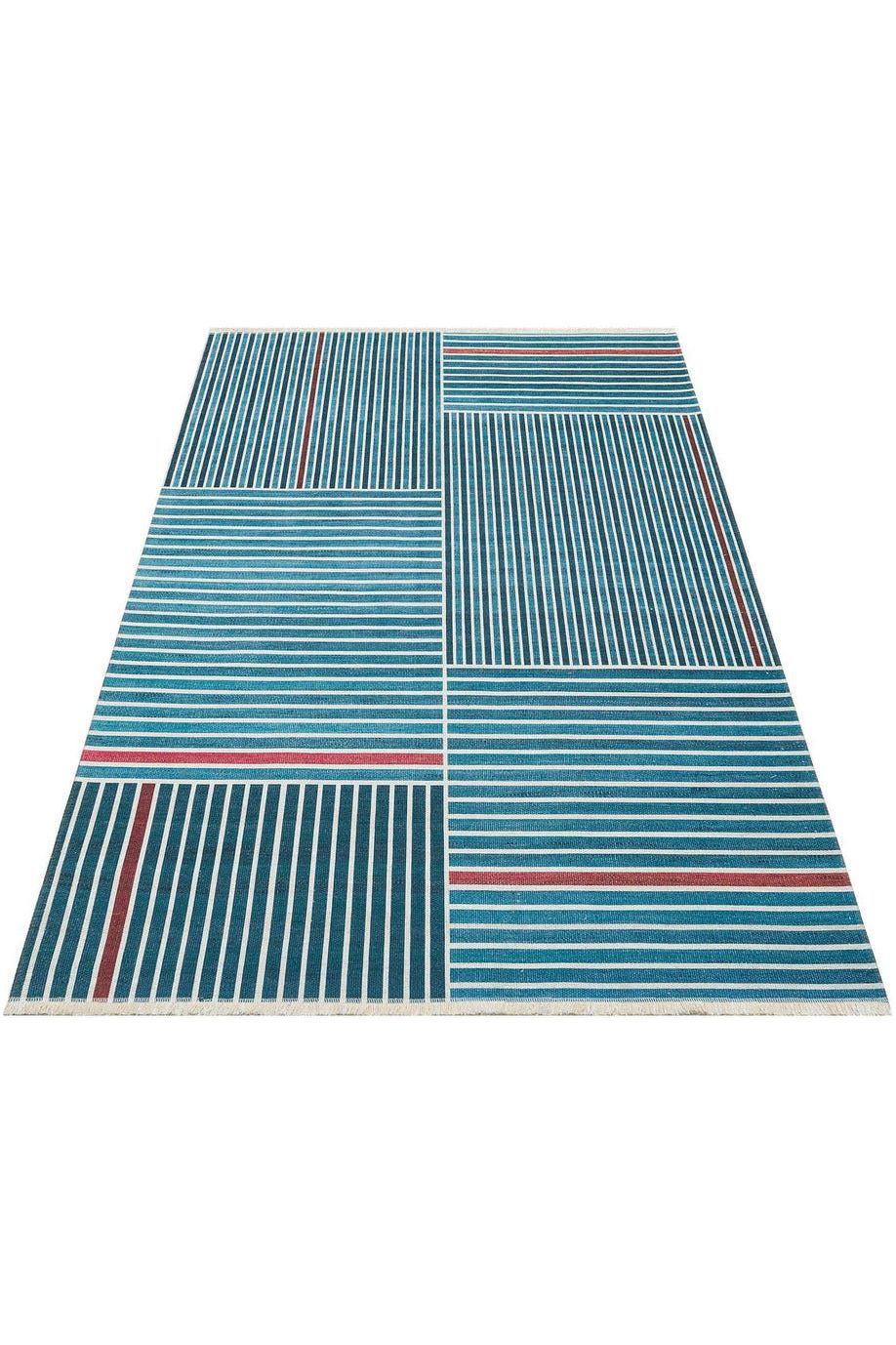 #Turkish_Carpets_Rugs# #Modern_Carpets# #Abrash_Carpets#Rb 08 Blue