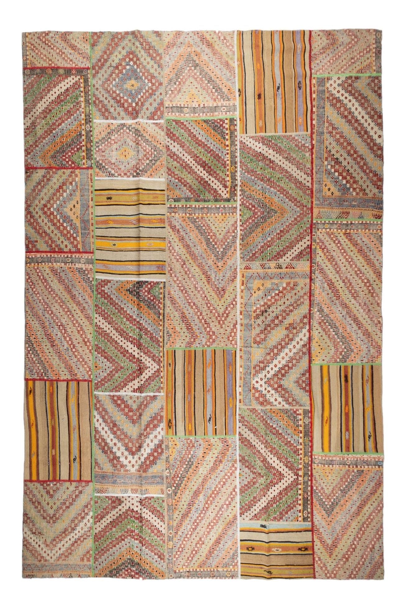 #Turkish_Carpets_Rugs# #Modern_Carpets# #Abrash_Carpets#Sr34-283X380