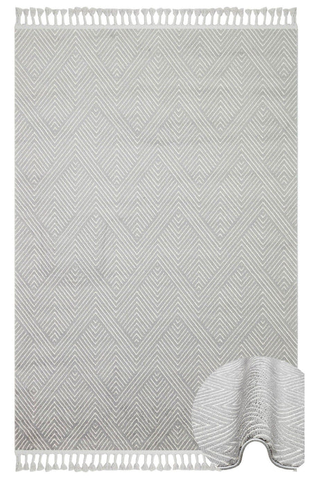 #Turkish_Carpets_Rugs# #Modern_Carpets# #Abrash_Carpets#Urb 01 Grey White