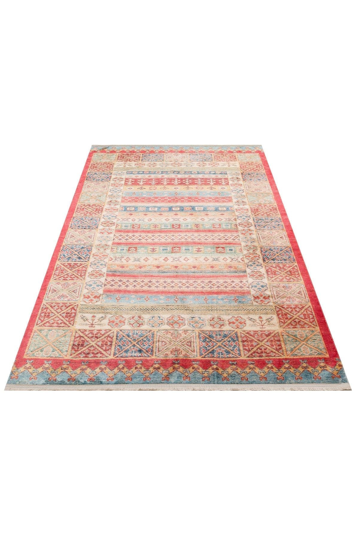 #Turkish_Carpets_Rugs# #Modern_Carpets# #Abrash_Carpets#User-Friendly Washable Anti-Slippery Made Carpets With Antique DesignsAtk 04 Multy