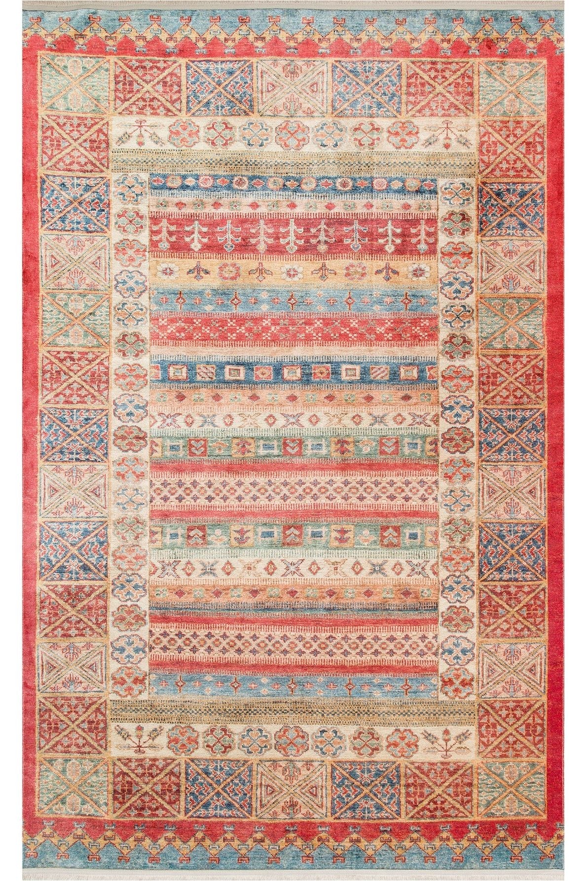 #Turkish_Carpets_Rugs# #Modern_Carpets# #Abrash_Carpets#User-Friendly Washable Anti-Slippery Made Carpets With Antique DesignsAtk 04 Multy