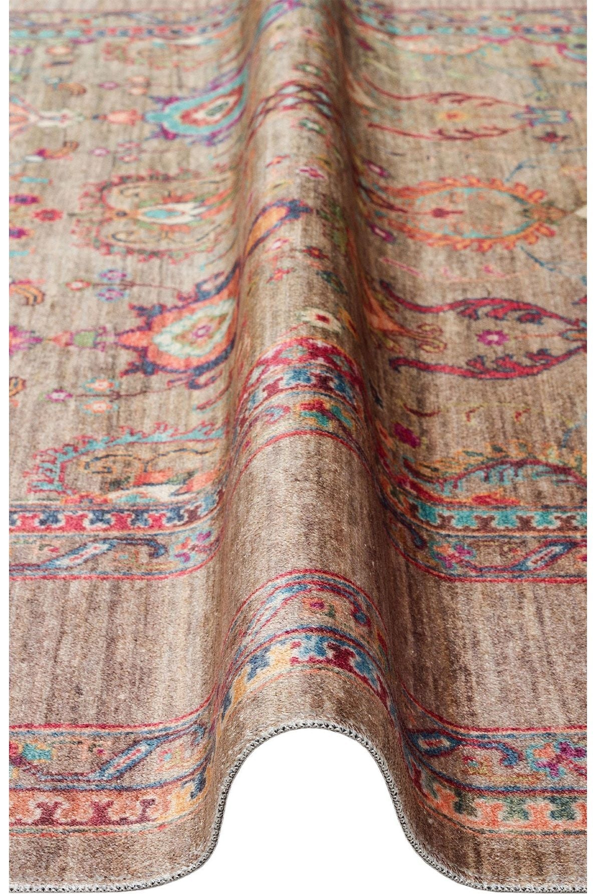 #Turkish_Carpets_Rugs# #Modern_Carpets# #Abrash_Carpets#User-Friendly Washable Anti-Slippery Made Carpets With Antique DesignsAtk 07 Olive