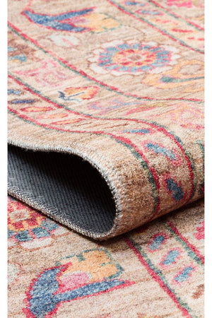 #Turkish_Carpets_Rugs# #Modern_Carpets# #Abrash_Carpets#User-Friendly Washable Anti-Slippery Made Carpets With Antique DesignsAtk 08 Beige