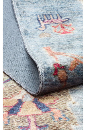 #Turkish_Carpets_Rugs# #Modern_Carpets# #Abrash_Carpets#User-Friendly Washable Anti-Slippery Made Carpets With Antique DesignsAtk 09 Aqua