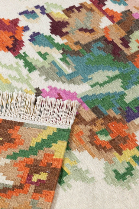 #Turkish_Carpets_Rugs# #Modern_Carpets# #Abrash_Carpets#White-7244-002-80X200