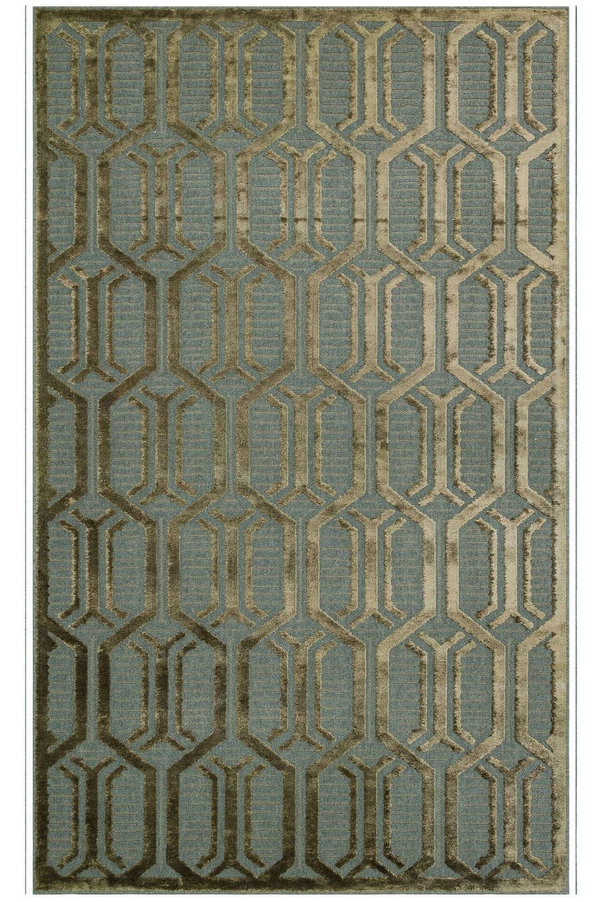 #Turkish_Carpets_Rugs# #Modern_Carpets# #Abrash_Carpets#Znt 07 Green Dyed